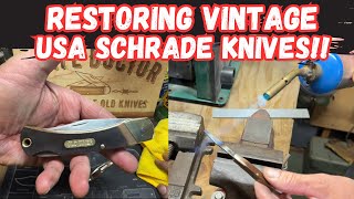 Restoring Vintage USA Schrade Knives!