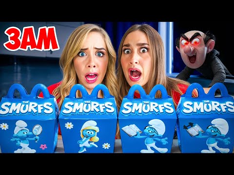 DO NOT ORDER ALL SMURFS HAPPY MEALS AT 3 AM...