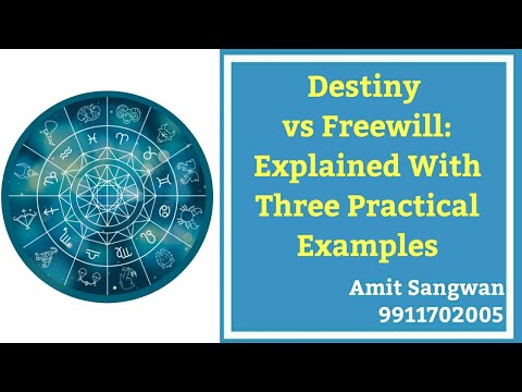 Destiny Vs Freewill | Belief And A Little Bit Of Astrology | Explained From  Practical Point Of View