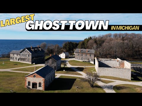 Largest ghost town in Michigan -- Fayette Historic Townsite Garden Peninsula