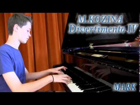 Kozina: Divertimento IV - MARK at piano