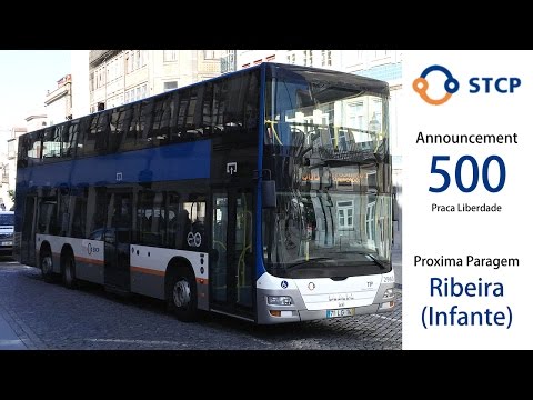 STCP - Porto - Bus N.500 - Announcement