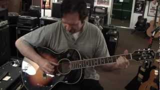 Video thumbnail for Tim Lerch Plays his new The Loar LH200sn at The Guitar Store. by Quimper Sound Records and Guitars