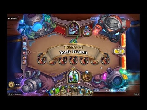 Solution Puzzle Lab Board Clear: Toxic Treants - Dr. Morrigan (4/5), Hearthstone Boomsday