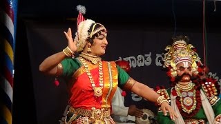 preview picture of video 'Yakshagana -- Akshay kumar moodabidri as Menaka - 1'