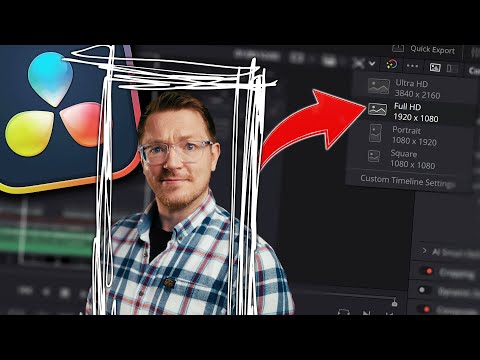 Killer TIP for Vertical Videos in DaVinci Resolve Free