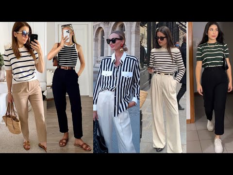 COMBINACIONES DE MODA 2024  ESTILO CASUAL ELEGANTE Looks que Inspiran a vestir bien