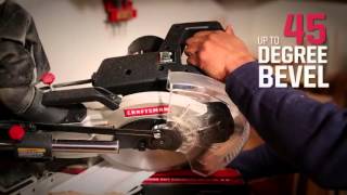 Craftsman 10" & 7-1/4" compact sliding compound miter saws