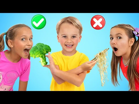 Alice and Nicole learn the importance of healthy food