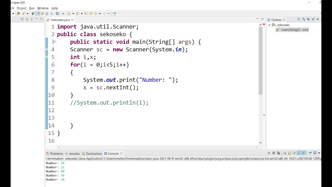 Lecture 39 Java | Loop [ For Loop - Example 01 ] بالعربي