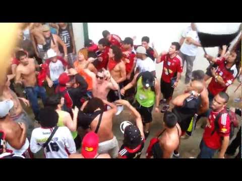 "Barra del Caracas fc en Yaracuy-Previa Parte 3" Barra: Los Demonios Rojos • Club: Caracas