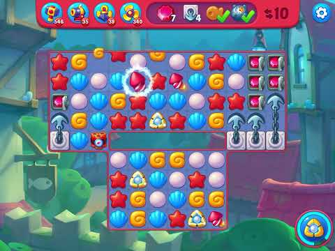 Fishdom Hard level 8075 no boosters フィッシュダム ハード [Friend's]