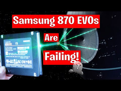 Why are so many Samsung 870 EVO drives failing ?