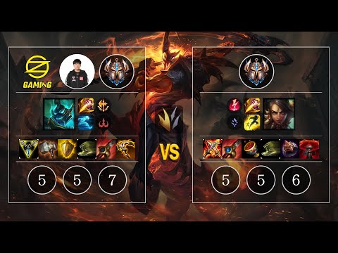 OZ BroCColi Hecarim vs Nidalee Jungle - KR Challenger Patch 10.11