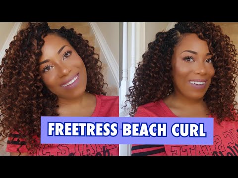 FREETRESS BEACH CURL CROCHET HAIR REVIEW| IS IT WATER...