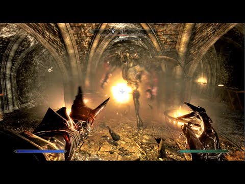 Let's Play Elder Scrolls Skyrim Dawnguard DLC Part 4 [PC Steam - Vampire Quest Chasing Echoes ]