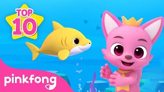 [TOP 10] Kids&#39; Favorite Baby Shark Songs | Compilation | Pinkfong Official for Kids