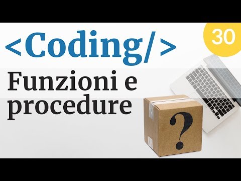 Utilizzare le funzioni nel Coding - #30
