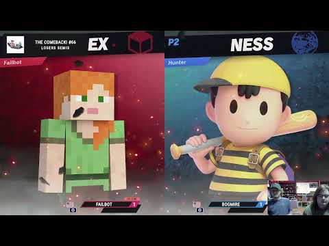 [The Comeback! #66] Losers Semis - Failbot (Alex) vs. Bogmire (Ness, Sora)
