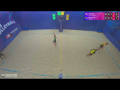 08:10 A. Pasazhin / V. Tyshchenko - I. Romanenko / S. Borets 27.10.2022 | Winners Beach Volleyball
