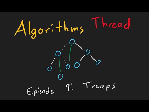 AlgorithmsThread 9: Treaps (Split & Merge Paradigm)