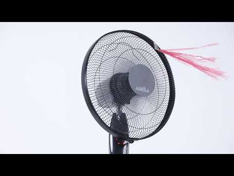 Vídeo de Borlon Ventilador de Pie Oscilante con Mando Fabrilamp / Abrila