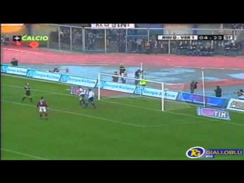 Serie A 2000-2001, day 10 Reggina - Verona 1-1 (Bonazzoli, Stovini)
