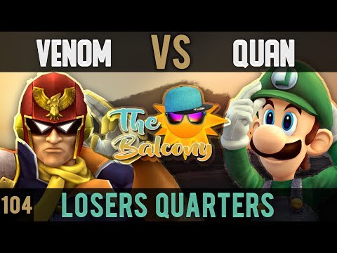 PM @ the Balcony 104 - Losers Quarters ft. R3|Venom (Falcon) VS Quandiverous (Luigi)