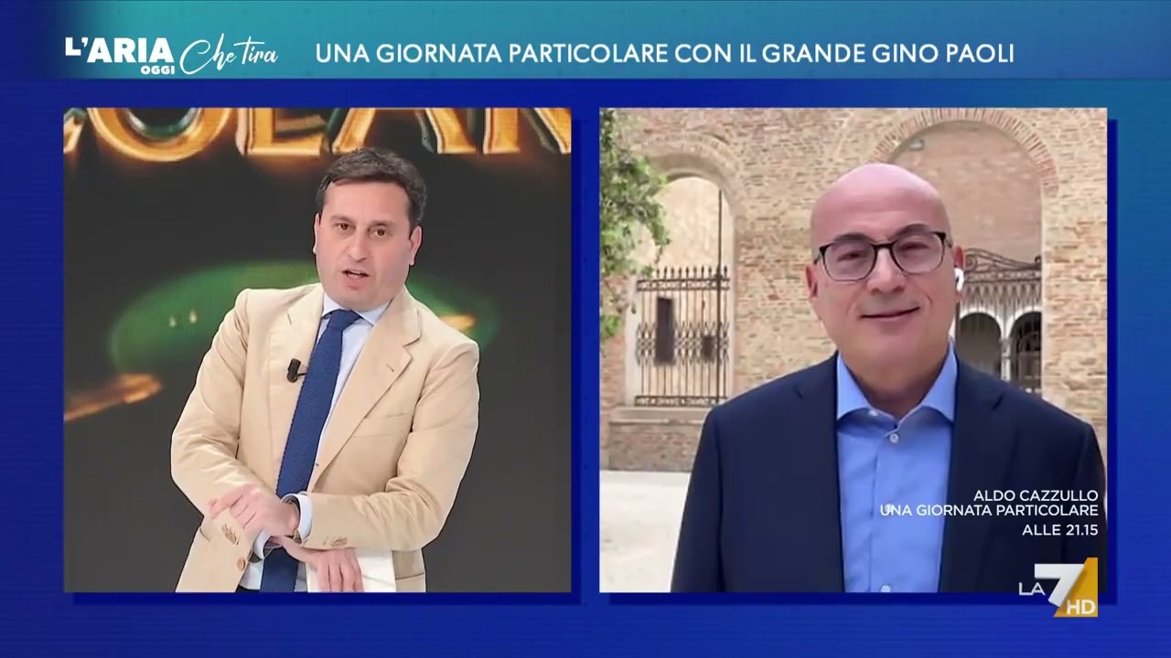 Una giornata particolare dedicata a Gino Paoli, le anticipazioni di Aldo Cazzullo: "Tre ...