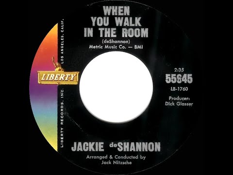 1st RECORDING OF: When You Walk In The Room - Jackie DeShannon (1963--original speed)