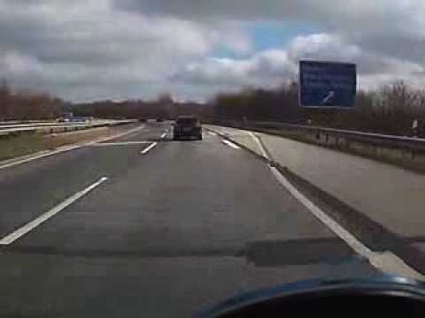 Mobiler Blitzer auf der A1 AS Sereetz - 100km/h