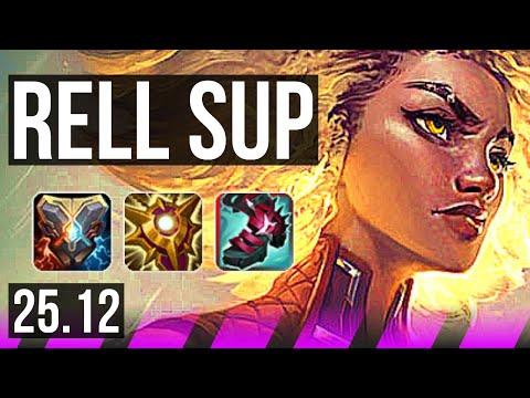 RELL & Ezreal vs TAHM KENCH & Jinx (SUP) | 23k DMG, 9/2/17 | KR Master | 25.12