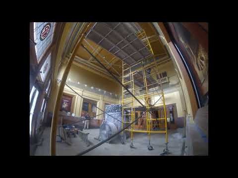 North Park Theatre Lobby Restoration Timelapse