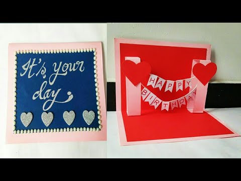EASY BIRTHDAY POP UP GREETING CARD||HOW TO MAKE POP UP BIRTHDAY CARD