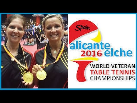 CHARLIER Magali OZER Cécile Double FINAL +40 WORLD VETERAN 2016 Alicante