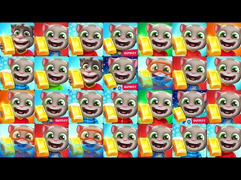 Talking Tom Gold Run - All Worlds 2021 Update