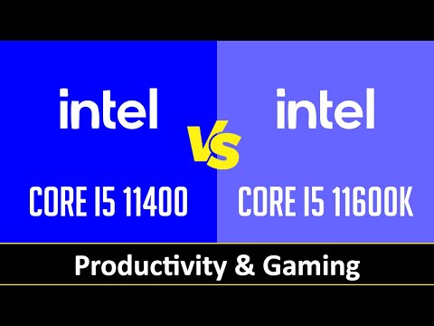 Intel Core i5 11400 vs Intel Core i5 11600K - Productivity & Gaming (RTX 3080)