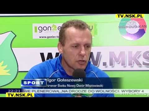 tv.nsk.pl 2014-05-11 MKS Świt Nowy Dwór Mazowiecki - Olimpia Elbląg 1-2 (1-0) bramki relacja