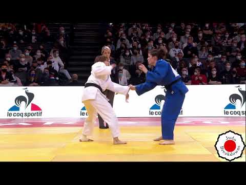 Judo Womens - Jaer-Yeong Kim vs. Seija Ballhaus - U57 Grand Slam Paris 2022