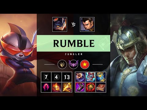 Rumble Jungle vs Xin Zhao - VN Master Patch 25.13