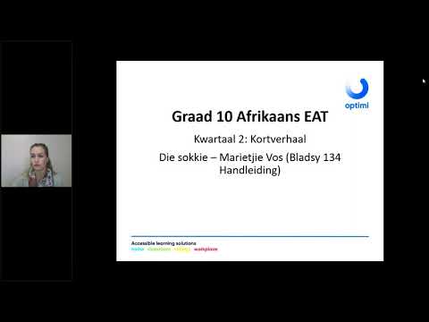 Graad 10 Afrikaans Eerste Addisionele Taal   Die Sokkie