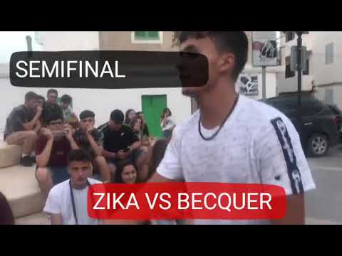 ZIKA VS BECQUER. SEMIFINAL INDIVIDUAL. SANAN RAP BATTLES 13/07/19