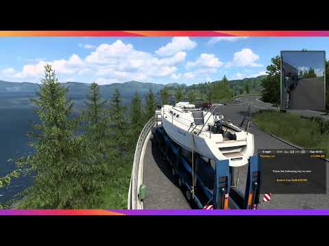 ETS2 Cab driving,In the old school Volvo F12 multi drops.