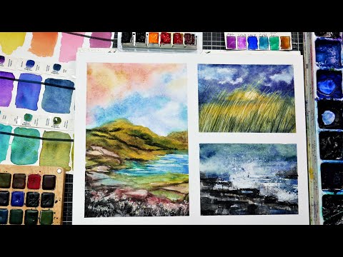 Watch This BEFORE Investing in Super Granulating Watercolors! Real Time Let's Paint!