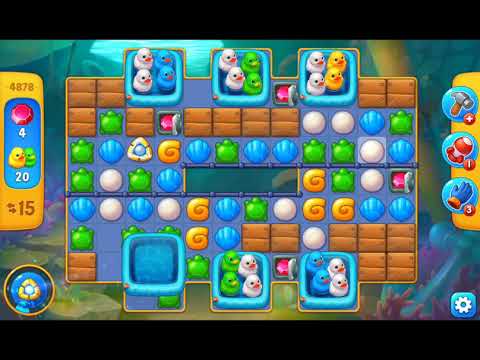 Fishdom 2021 - Level 4878   #Playrix #Fishdom #gaming