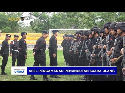BRIMOB POLDA SULTENG AMANKAN PEMUNGUTAN SUARA ULANG