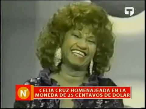 Celia Cruz homenajeada en la moneda de 25 centavos de dólar