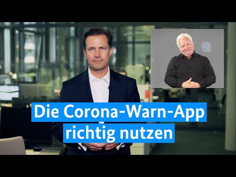 Die Corona-Warn-App richtig nutzen (Gebärdensprache)