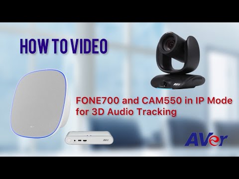 FONE700 - How to Use FONE700 and CAM550 in IP Mode for 3D Audio Tracking