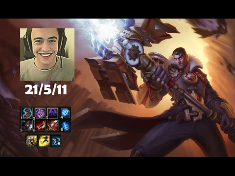 Magion - Full lethality Jayce mid vs. Syndra - S7 patch 7.3 Ranked Diamond